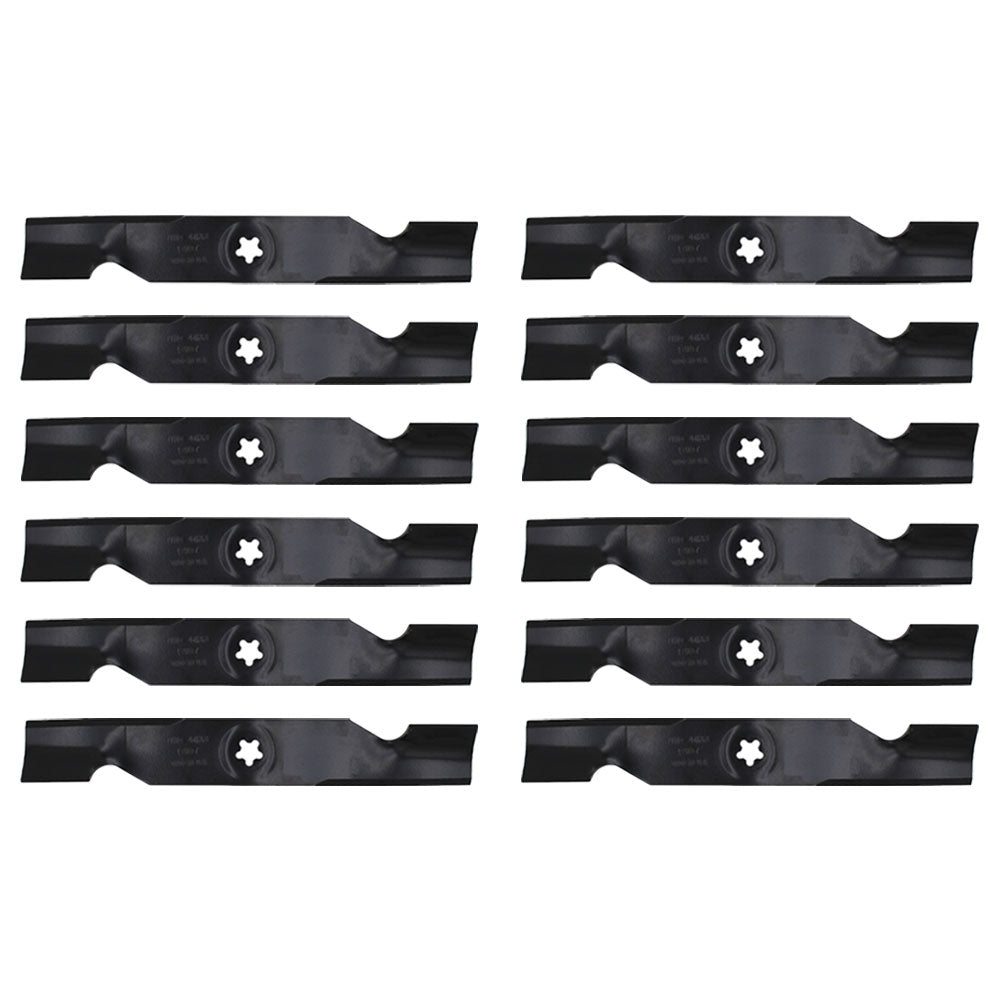 Qty 12: Mower Blades
 Fits Jonsered Replaces 173920