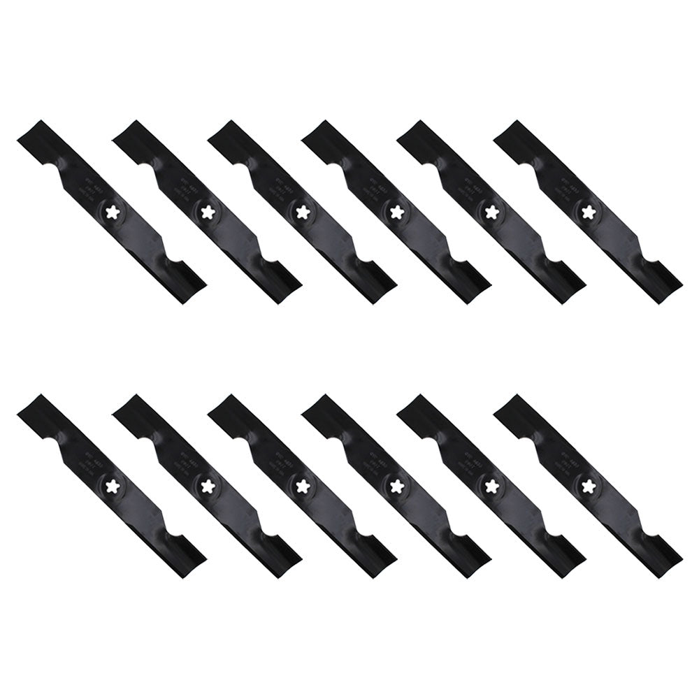 Qty 12: Mower Blades
 Fits Jonsered Replaces 173920