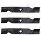 340-222 (3) Blades Fits AYP Fits Craftsman Fits Husqvarna 48" Mower Deck