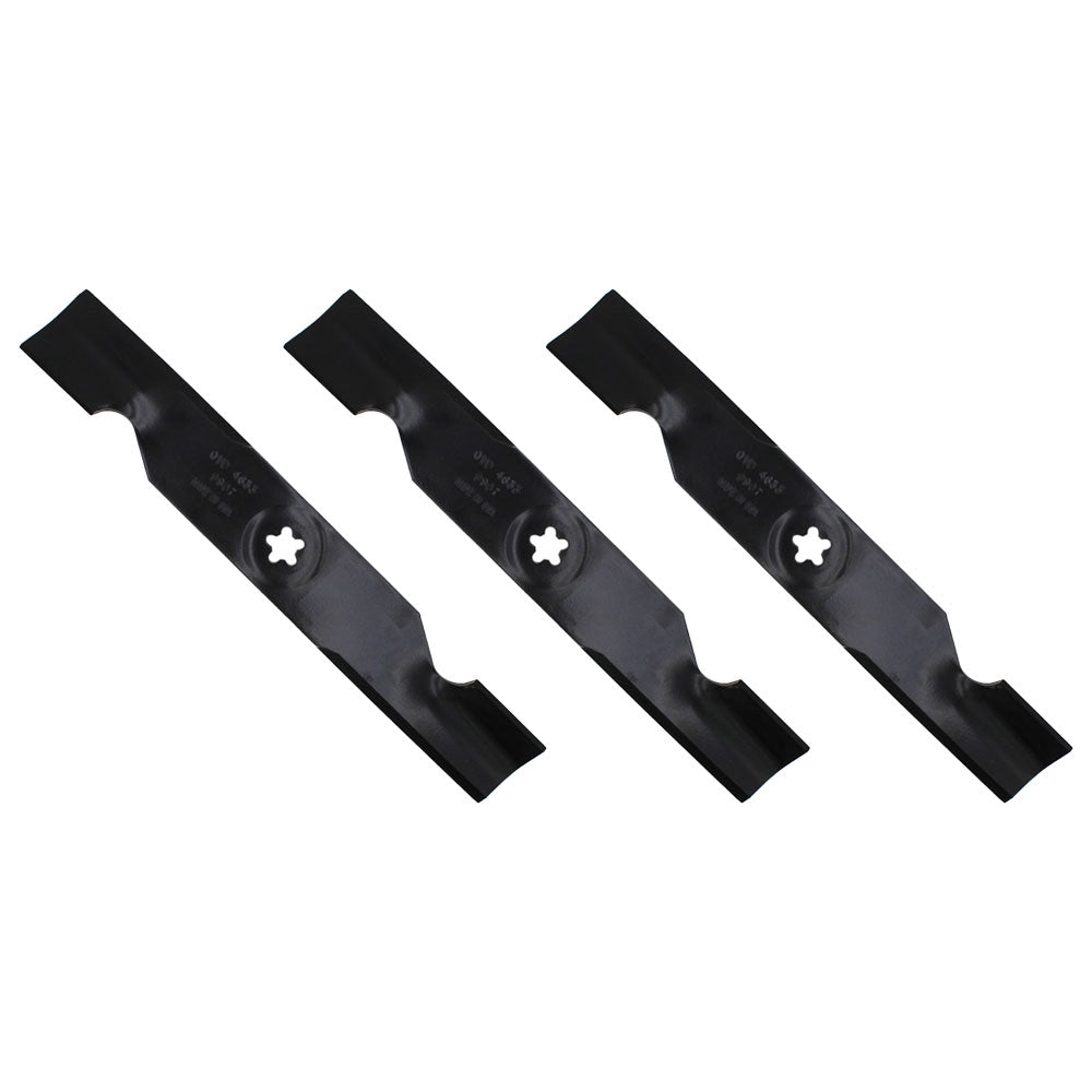 3pk High-Lift Blade Fits Craftsman 173920 Fits Husqvarna 532 18 00-54 532180054