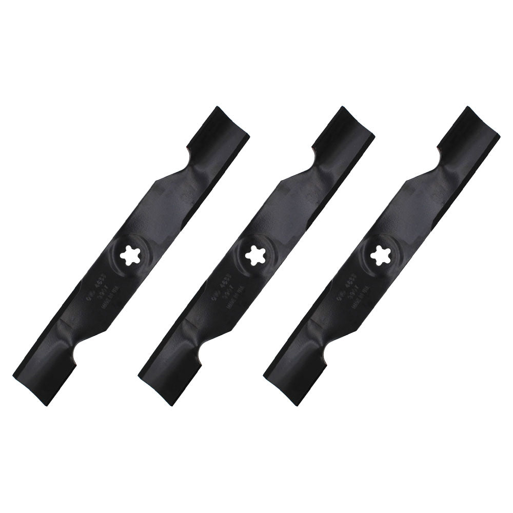 3PK Oregon Lawn Mower Blades for 48 Fits Husqvarna YTH2148 YTH2248 YTH2348 YTH24