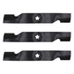 340-222 (3) Blades Fits AYP Fits Craftsman Fits Husqvarna 48" Mower Deck