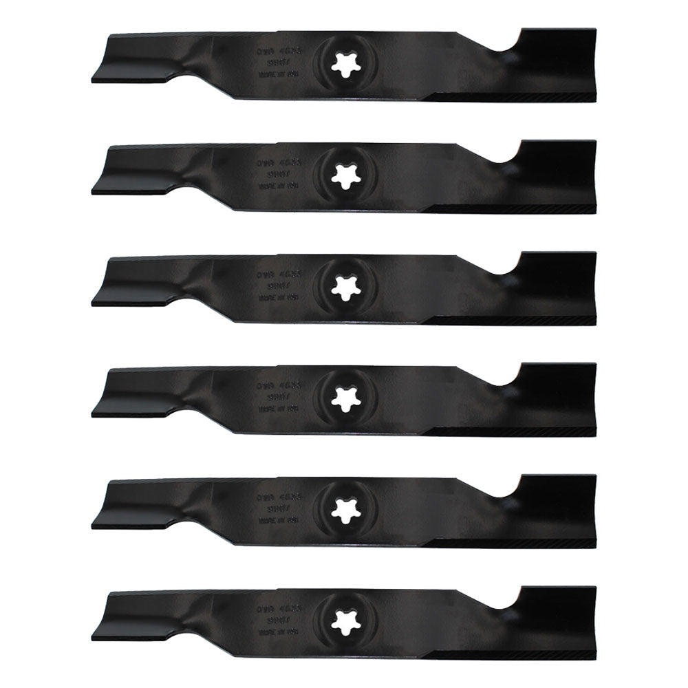 Qty 6: Mower Blade
 Fits Husqvarna Replaces 532 17 39-20