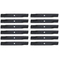 Qty. 12: Lawn Mower Blade Fits Lawn-Boy Replaces 110-6837-03