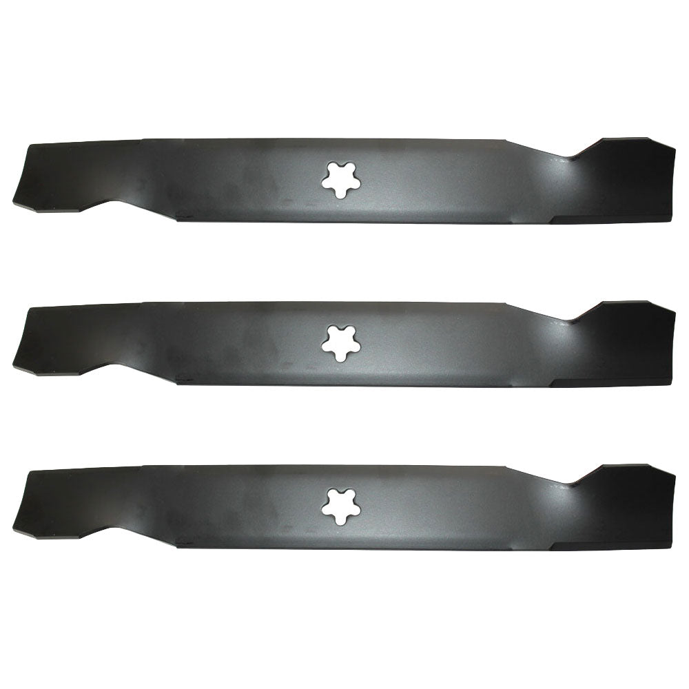 Set of 3 137380 532137380 Blades for 50" Deck Fits Craftsman Fits Poulan AYP