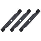 Qty 3: Lawn Mower Blades
 Fits Poulan Replaces 137380