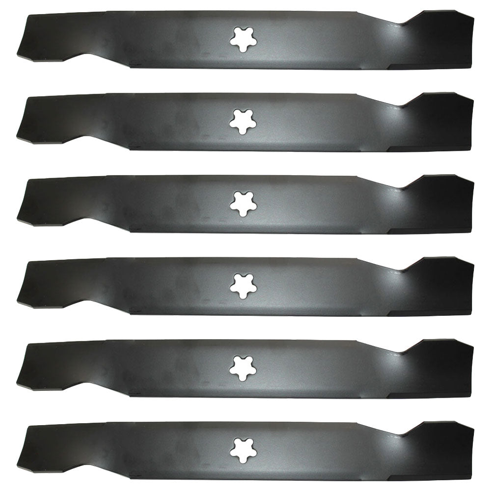 6 Lawn Mower Blades 50" Deck Fits Husqvarna Fits Craftsman 137380 5321