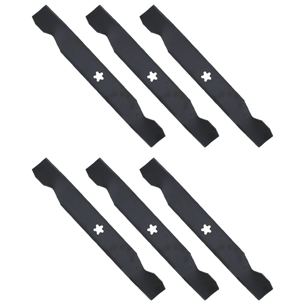 6 Lawn Mower Blades 50" Deck Fits Husqvarna Fits Craftsman 137380 5321