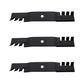 Three (3) New Aftermarket Replacement Toothed Mulching Blades 532 18 72-55