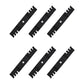 Qty 6: Toothed Mulching Mower Blade
 Fits Poulan Replaces LAB50-0112_x6