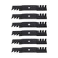 Qty 6: Toothed Mulching Mower Blade
 Fits Poulan Replaces LAB50-0112_x6
