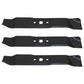 Qty 3: Mulching Mower Blade Fits MTD Replaces 742-0611