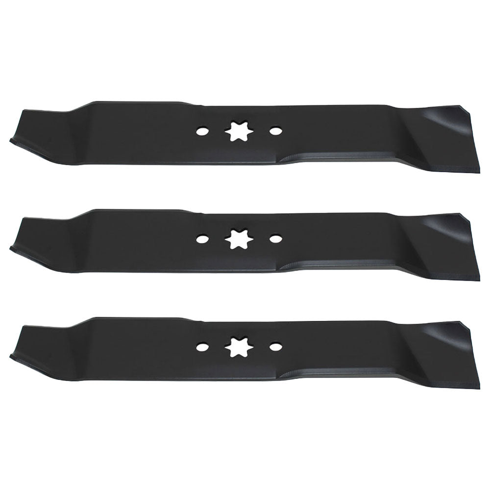 Qty 3: Mulching Mower Blade Fits Cub Cadet Replaces 742-04125