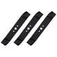 3 New Aftermarket Mower Outer Mulch Blades for 46" Decks 742-0611 742-0644