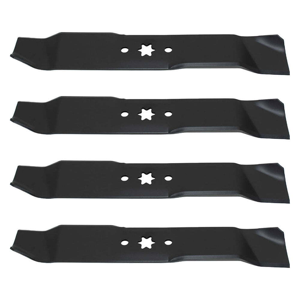 Qty 4: Mulching Mower Blade Fits Cub Cadet Replaces 742-04125