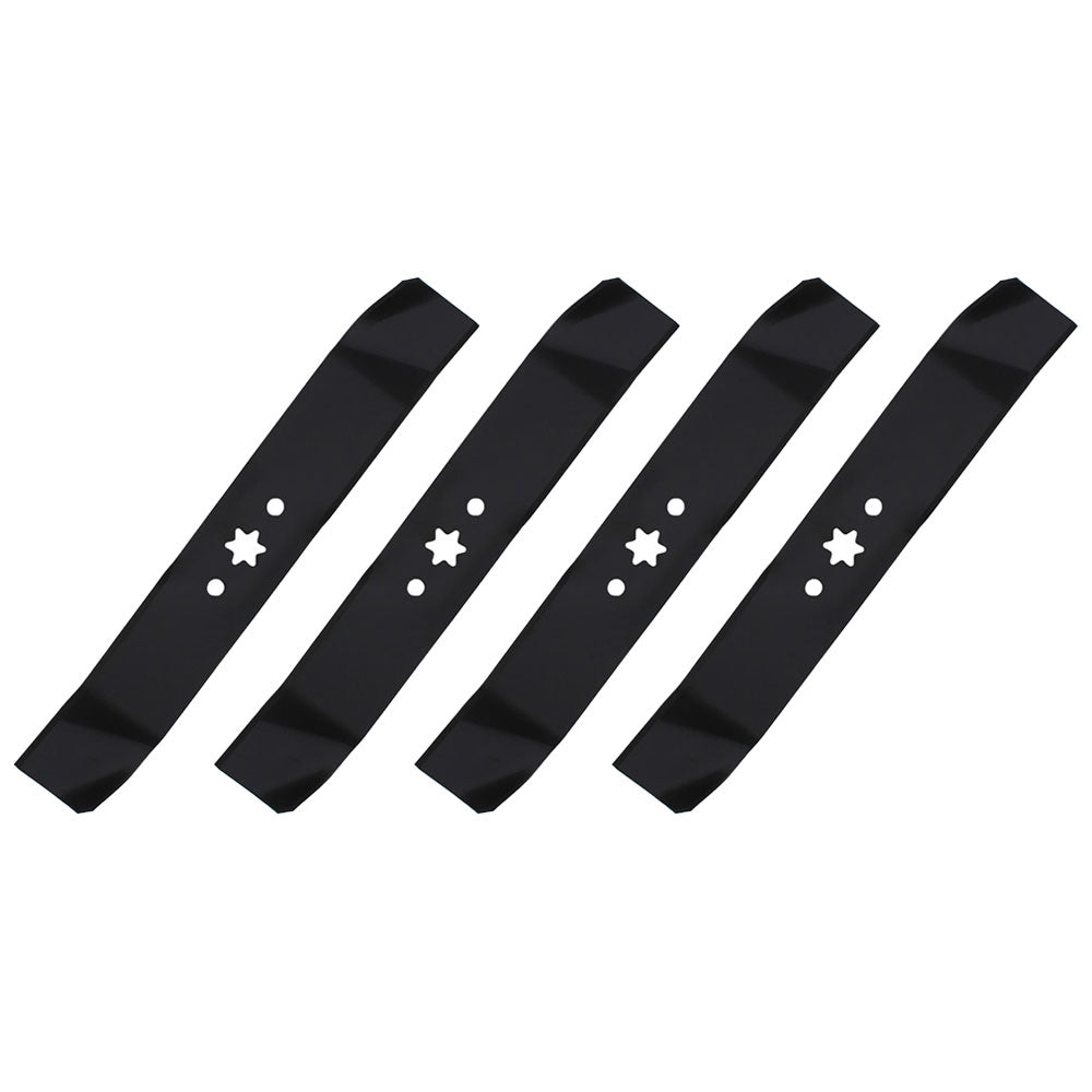 Pack of 4 New Aftermarket Mulching Blades Fits MTD Fits Toro 942-0611 942-0611A