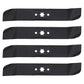 Qty 4: Mulching Mower Blade Fits MTD Replaces 742-0611