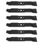 Qty 6: Mulching Mower Blade
 Fits MTD Replaces 742-0611