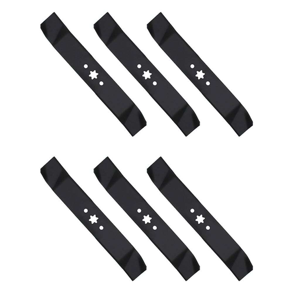 Qty 6: Mulching Mower Blade
 Fits Cub Cadet Replaces 742-04125