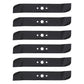 Qty 6: Mulching Mower Blade
 Fits Toro Replaces 112-0304