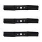 3 Fits Stens Blades Fit Troy-Bilt 942-05052A 742-05052A Mustang XP 50 Super