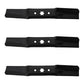 3 Pk 15454 Blades Compatible With MTD/Fits Cub Cadet 742-05052A, 942-05052A.