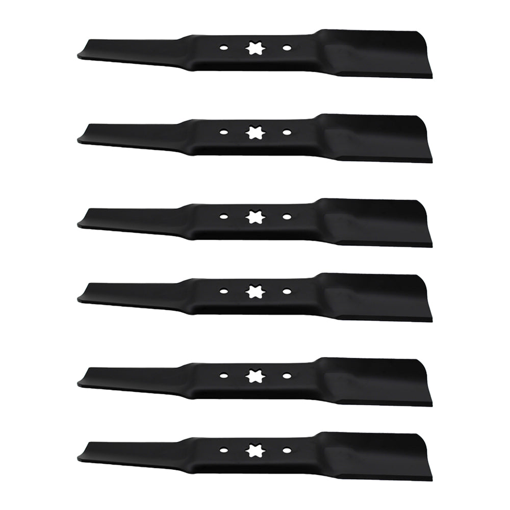 Six (6) Fits Cub Cadet XT1 Mower Blades - XT1 Models GT50 LT50 LX50 - 50''