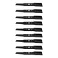 Qty 9: Lawn Mower Blade
 Fits MTD Replaces 742-05052A