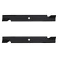 Qty 2: Notched High-Lift Mower Blade
 Fits Toro Replaces 105-7718
