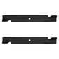 Qty 2: Notched High-Lift Mower Blade
 Fits Bunton Replaces PL7441