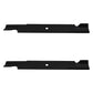Qty 2: Notched High-Lift Mower Blade
 Fits Dixie Chopper Replaces 30227-60