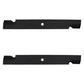 Qty 2: Notched High-Lift Mower Blade
 Fits Exmark Replaces 1-633483