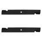 Qty 2: Notched High-Lift Mower Blade
 Fits Bunton Replaces PL7441