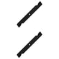 Qty 2: Notched High-Lift Mower Blade
 Fits Hustler Replaces 794685