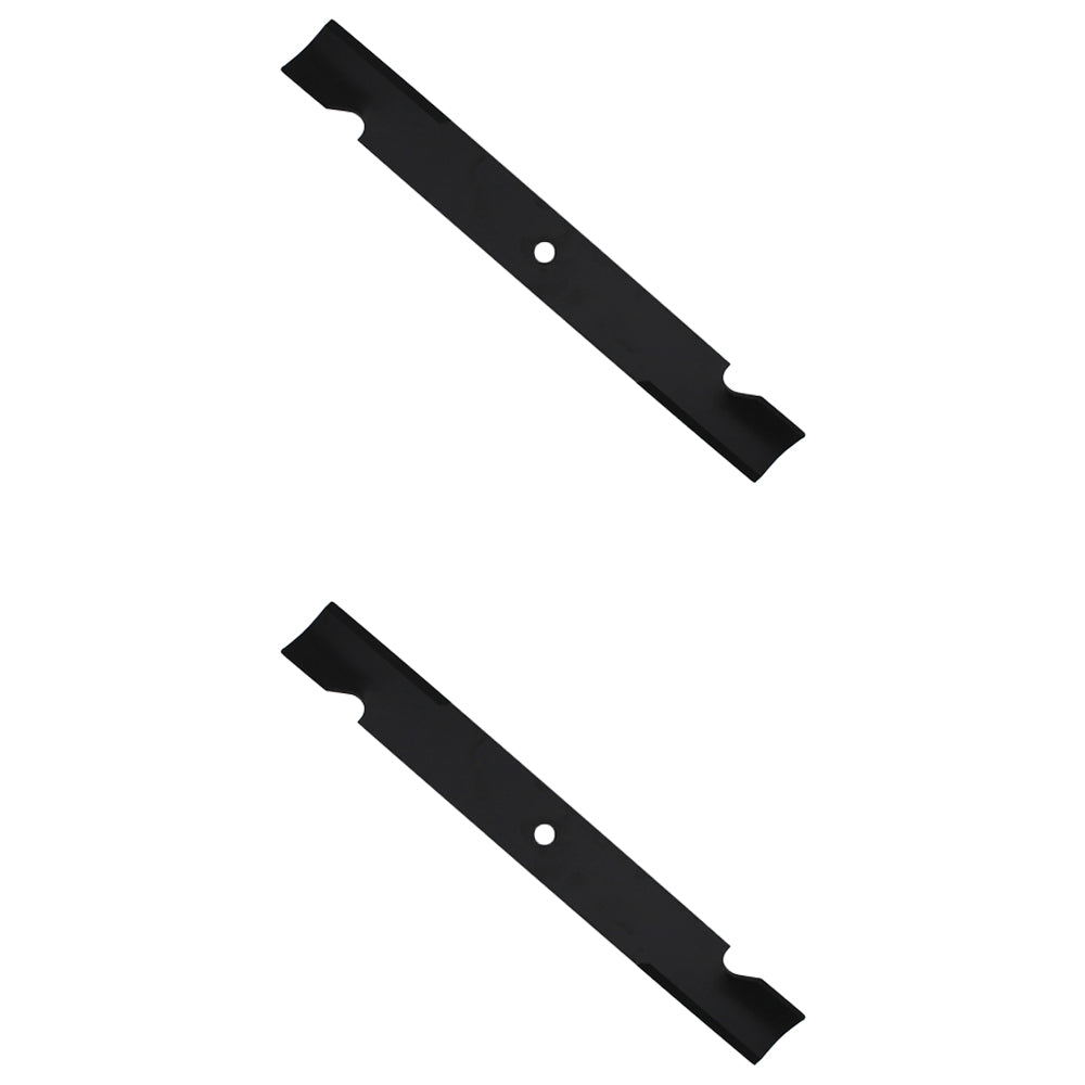 Qty 2: Notched High-Lift Mower Blade
 Fits Hustler Replaces 794685