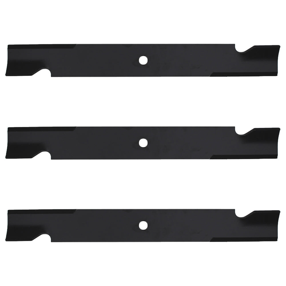 Qty 3: Notched High-Lift Mower Blade
 Fits Gravely Replaces 025124