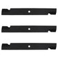 Qty 3: Notched High-Lift Mower Blade
 Fits Bunton Replaces PL7441