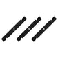Qty 3: Notched High-Lift Mower Blade
 Fits Dixie Chopper Replaces 30227-60