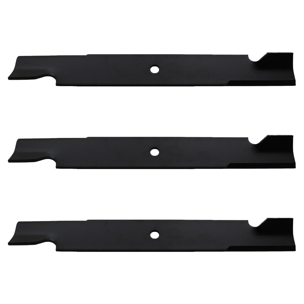 Set of 3 20 1/2" x 5/8" High Lift Mower Blades Dixie Chopper 30227-60