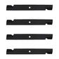 Qty 4: Notched High-Lift Mower Blade Fits Hustler Replaces 794685