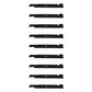 Qty 9: Notched High-Lift Mower Blade
 Fits Hustler Replaces 794685
