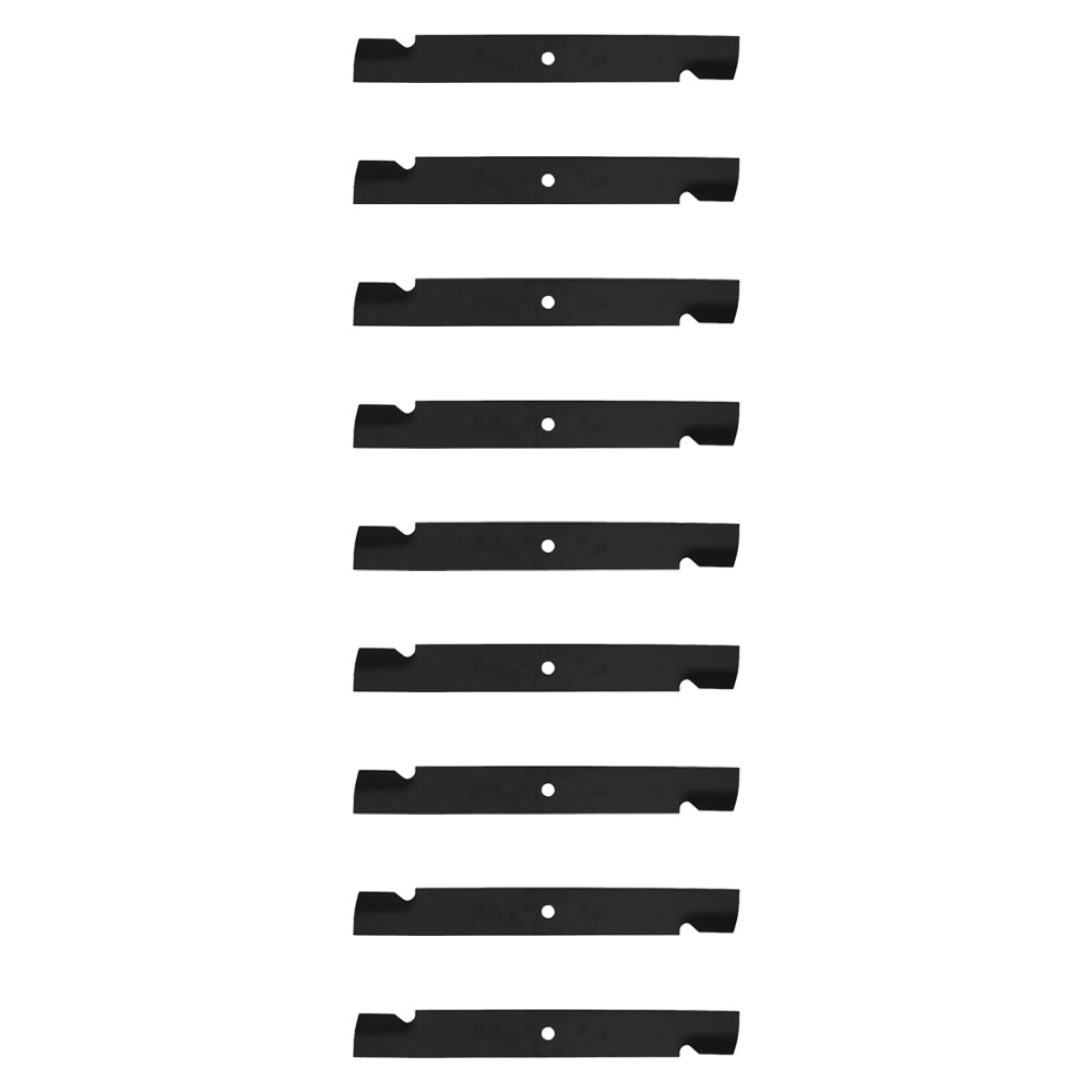 Qty 9: Notched High-Lift Mower Blade
 Fits Dixie Chopper Replaces 30227-60