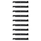 Qty 9: Notched High-Lift Mower Blade
 Fits Ariens Replaces 08899100