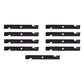Qty 9: High Lift Notched Mower Blade Fits Exmark Replaces 103-6383