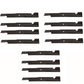 12PK 91-209 Blades Fits Ferris 61" Cut 20842 20842S 481712 5020842 5101755