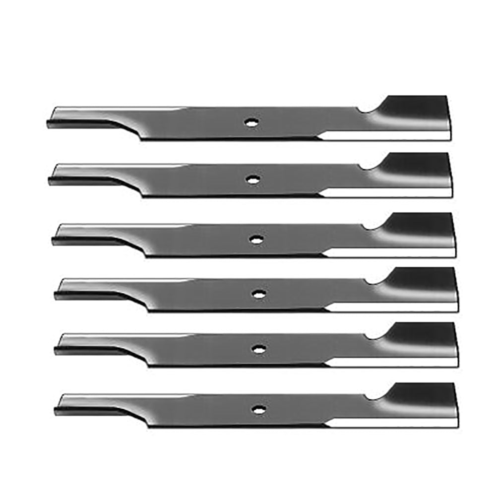 Qty 6: Notched High Lift Mower Blade
 Fits Stens Replaces 315-872