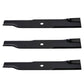 Set of 3-50" Mower Blades to fit Fits John Deere AM39966 300 316 318 322 332