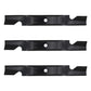 (3) Lawn Mower Blades 17-1/2" x 2-1/4" x .160" Fits Toro Titan Z 50" 117-1156-03