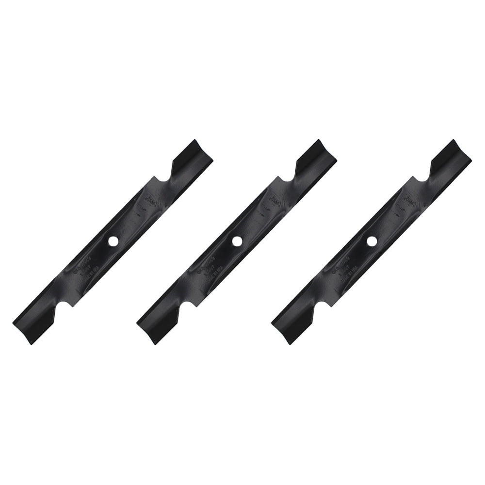 (3) Lawn Mower Blades 17-1/2" x 2-1/4" x .160" Fits Toro Titan Z 50" 117-1156-03