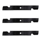 (3) Lawn Mower Blades 17-1/2" x 2-1/4" x .160" Fits Toro Titan Z 50" 117-1156-03